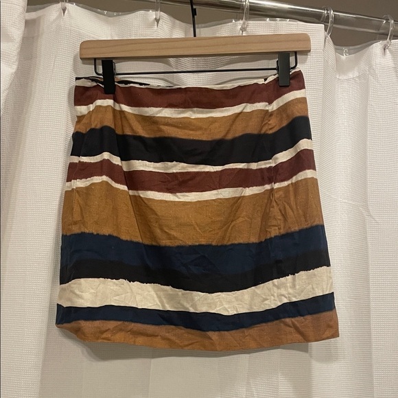 Sezane Multicolor Striped Mini Skirt - Picture 1 of 3